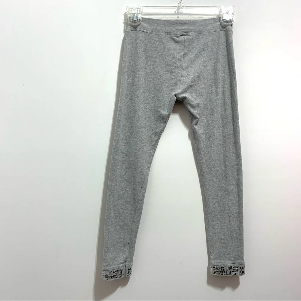 Justice Girl’s Gray Sequin Leggings